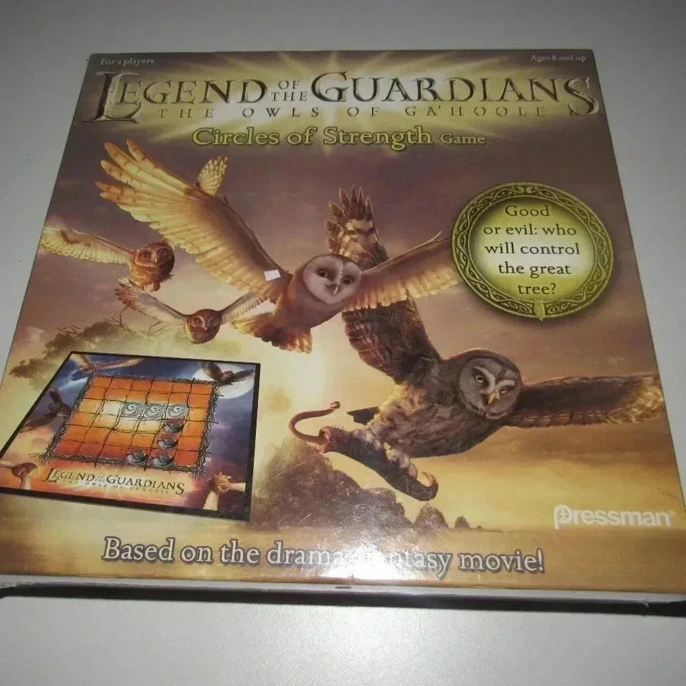 Pressman LEGEND OF THE GUARDIANS Circles of Strength Game/Age 8+/For 2 players